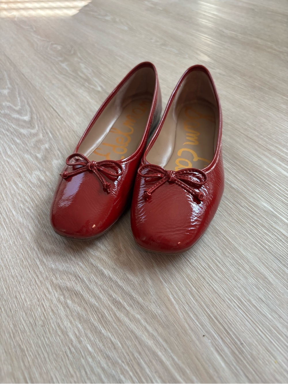 Sam Edelman Alie Ballet Flats - Scarlet Red - Picture 6 of 6